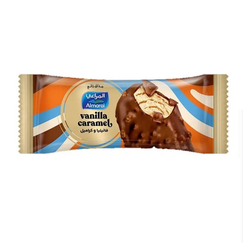 المراعي ايس كريم ستيك فانيليا وكراميل 90 مل