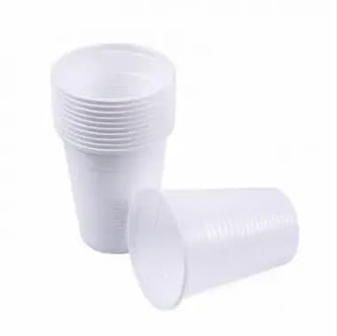 اكواب بلاستيك  عدد 50 حبة.